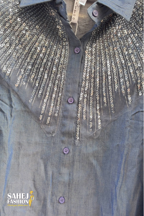 Tattoo Denim Coord Set - Image 3