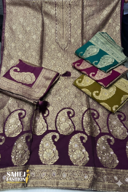 Rich Silk Fabric Suit