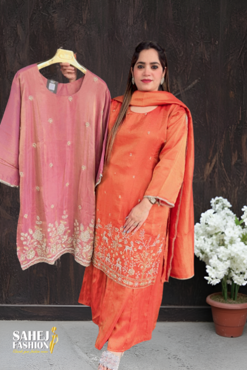 Straight-Cut Kurta Set
