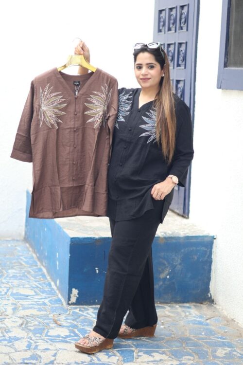 Elegant Embroidered Coord Set