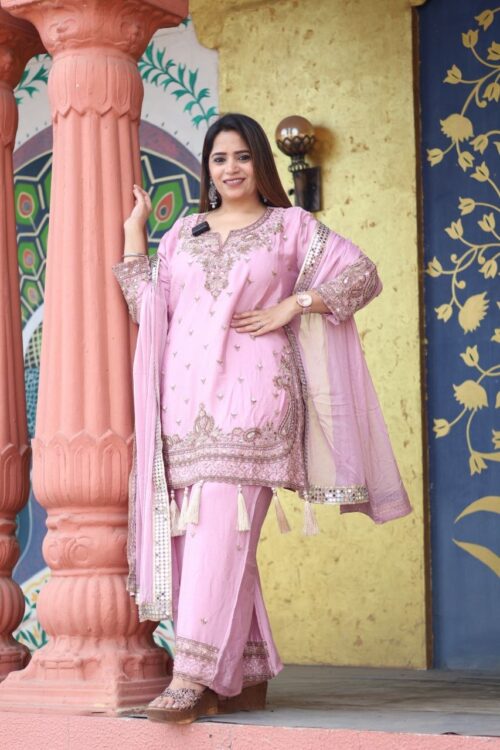 Chinnon Blush Pink Suit