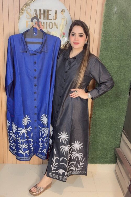 Korean Cotton Denim One Piece