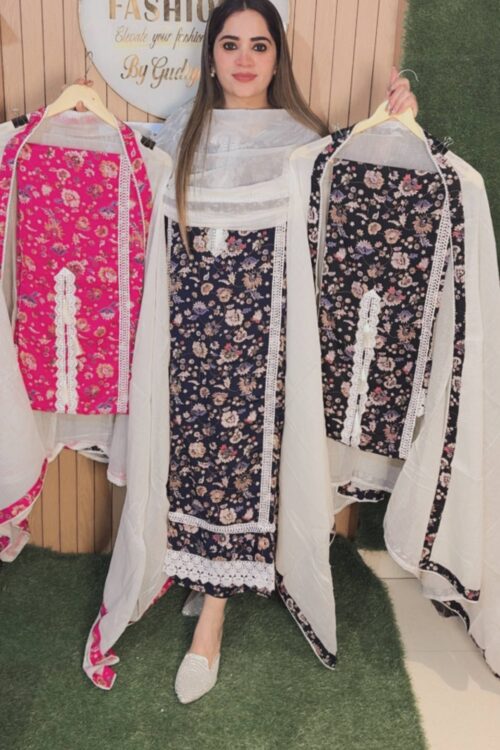 Premium Cotton Versatile Floral Suit